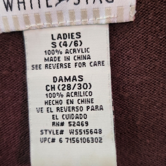 UPDATE:ADDED SWEATER Harve Bernard Brown/White Herring Bone Pants Suit Size 8 - Picture 8 of 8